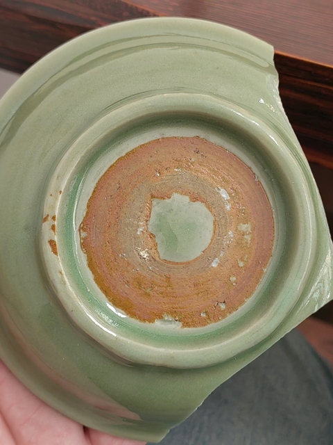 古玩陶瓷龍泉窯青釉盤拍賣,當前價格888元