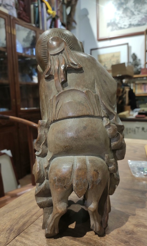 古玩雜項竹雕人物擺件拍賣,當前價格5680元