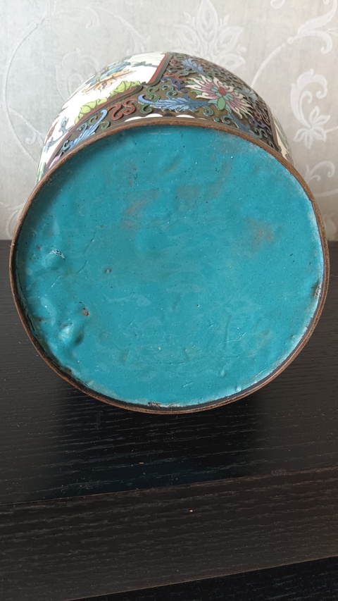 古玩陶瓷花鳥紋瓶真品鑒賞圖