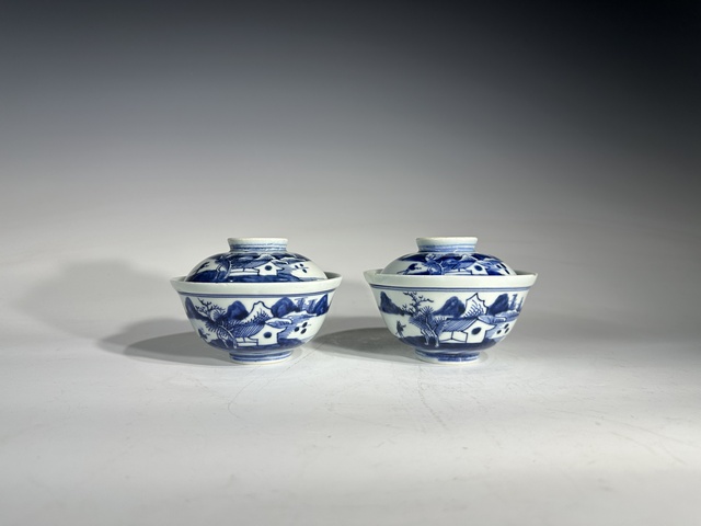 古玩陶瓷蓋碗真品鑒賞圖