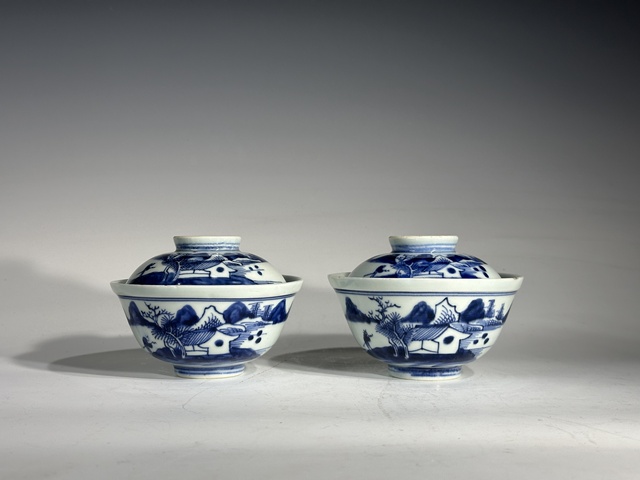 古玩陶瓷蓋碗真品鑒賞圖