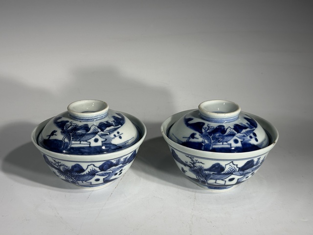 古玩陶瓷蓋碗真品鑒賞圖