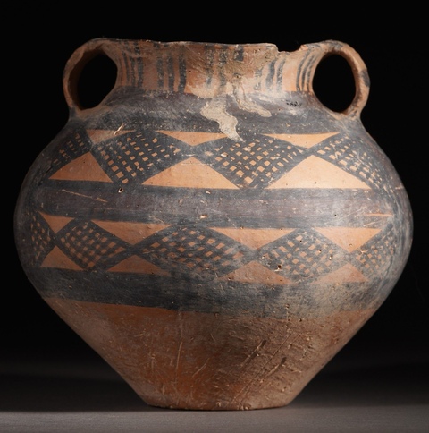 古玩陶瓷馬家窯文化陶罐真品鑒賞圖