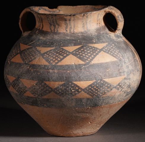 古玩陶瓷馬家窯文化陶罐真品鑒賞圖