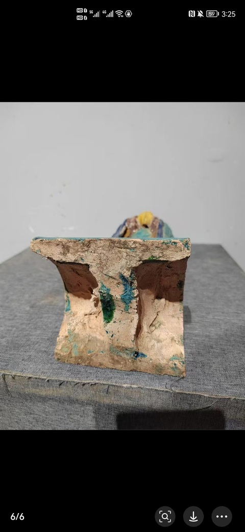 古玩陶瓷琺華彩造像真品鑒賞圖