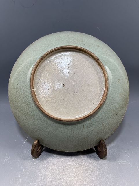 古玩陶瓷【稀有精品】清中期 綠哥釉青花釉里紅魚(yú)盤(pán)【佳器精品】【收藏價(jià)值極高】拍賣,當(dāng)前價(jià)格2300元