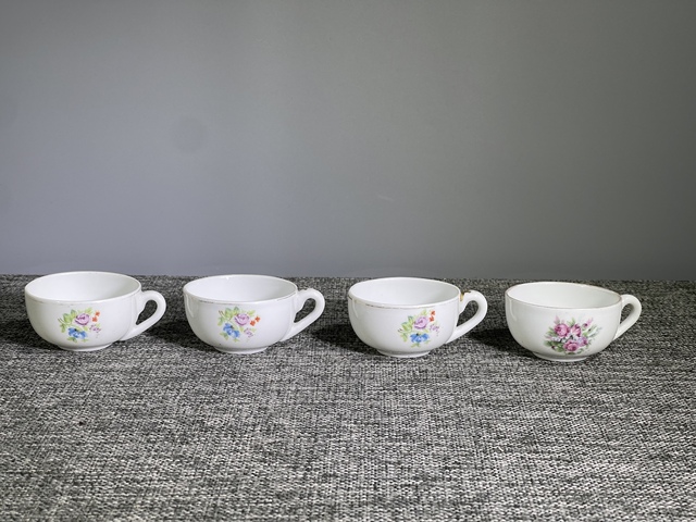 古玩陶瓷創(chuàng)匯.花卉紋執(zhí)杯一組(7件)拍賣,當(dāng)前價格0元