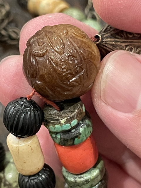 古玩玉器和田玉雕“龍紋珠”真品鑒賞圖