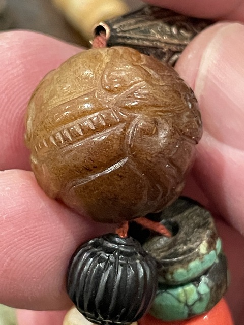 古玩玉器和田玉雕“龍紋珠”真品鑒賞圖
