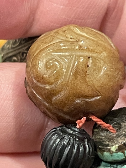 古玩玉器和田玉雕“龍紋珠”真品鑒賞圖