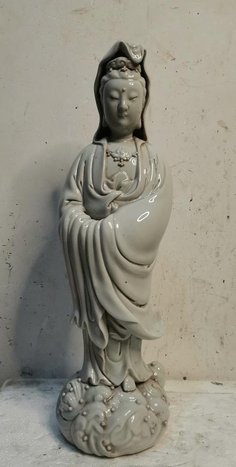 古玩陶瓷德化窯造像真品鑒賞圖
