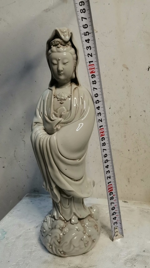 古玩陶瓷德化窯造像真品鑒賞圖