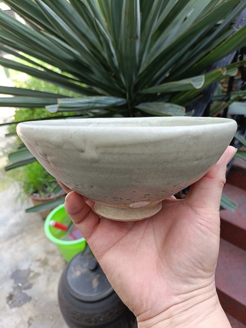 古玩陶瓷元代鈞窯青釉大碗拍賣,當前價格2980元