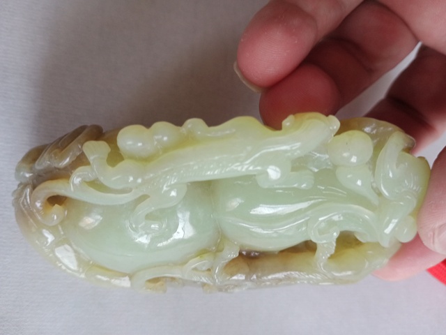 古玩玉器和田玉把件葫蘆拍賣,當前價格280元