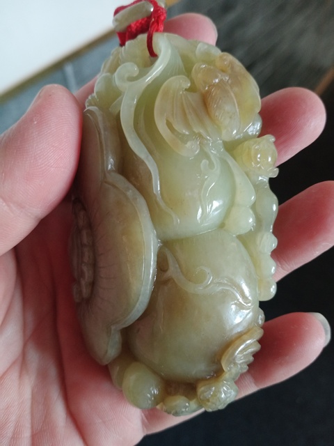 古玩玉器和田玉把件葫蘆拍賣,當前價格280元