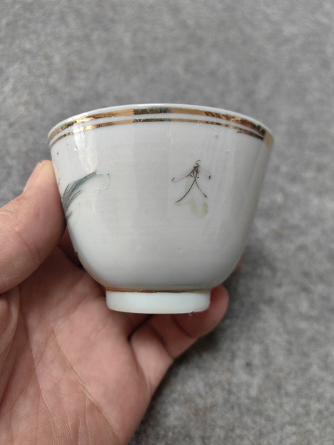 古玩陶瓷粉彩杯拍賣，當前價格800元