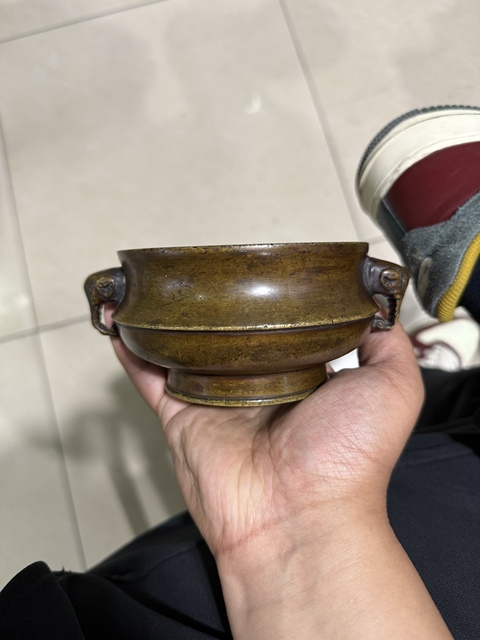 古玩銅器銅爐真品鑒賞圖