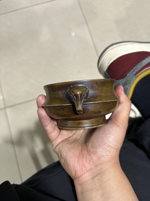 古玩銅器銅爐真品鑒賞圖