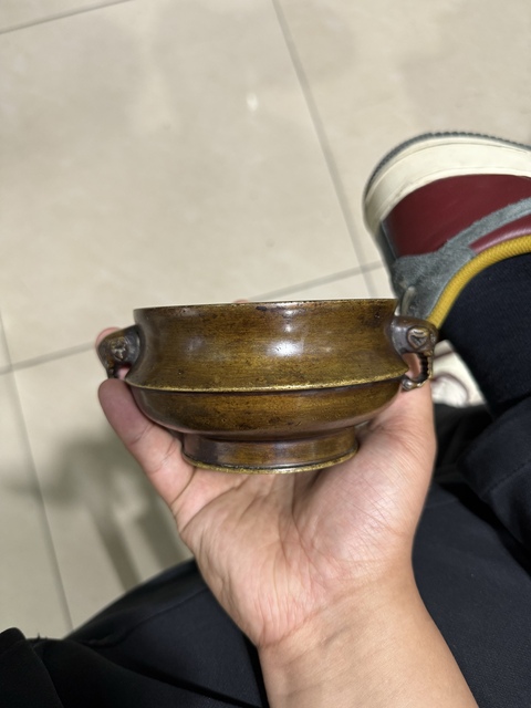 古玩銅器銅爐真品鑒賞圖