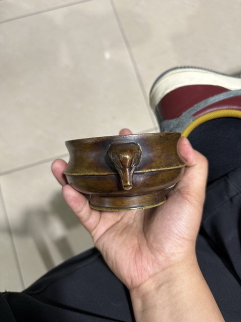 古玩銅器銅爐真品鑒賞圖