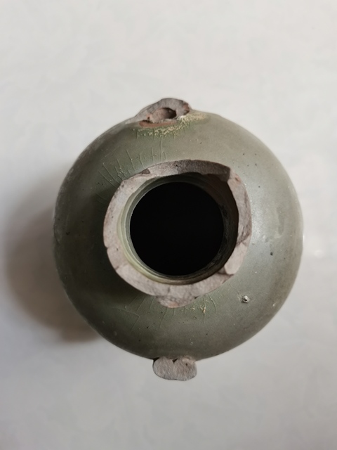 古玩陶瓷越窯青釉執(zhí)壺拍賣,當(dāng)前價(jià)格0元