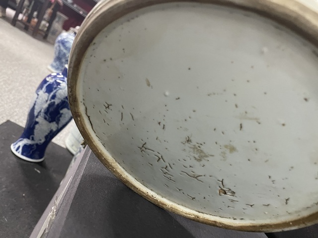 古玩陶瓷鳳穿牡丹將軍罐真品鑒賞圖