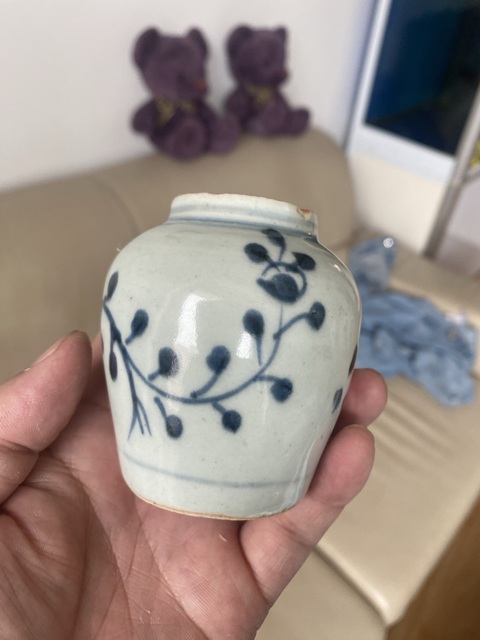 古玩陶瓷青花罐真品鑒賞圖