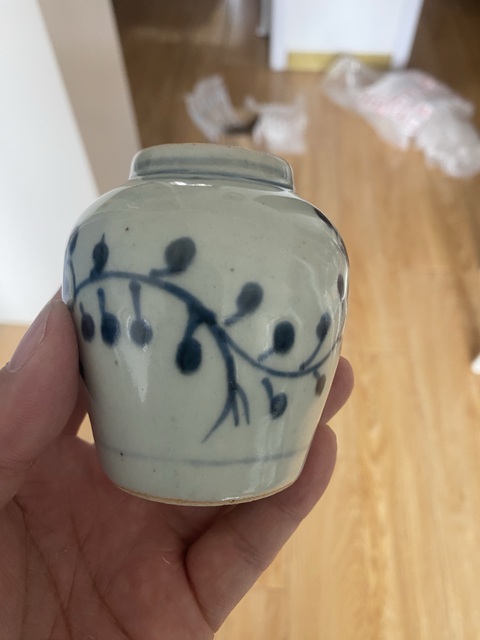 古玩陶瓷青花罐真品鑒賞圖