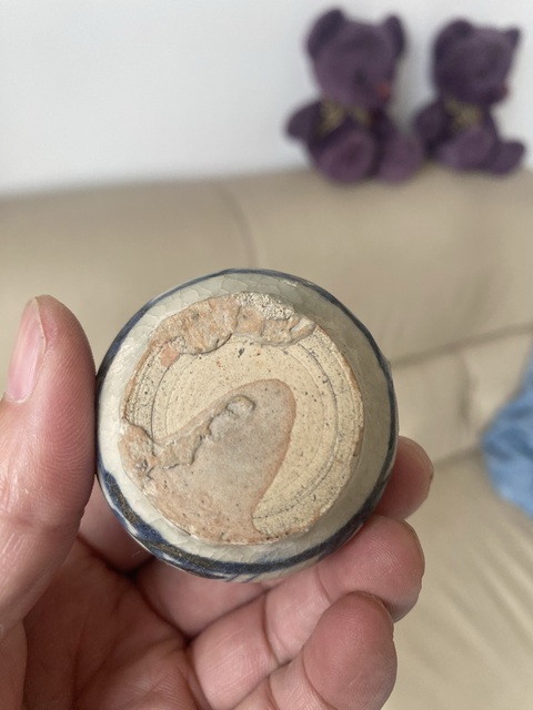 古玩陶瓷青花小罐真品鑒賞圖
