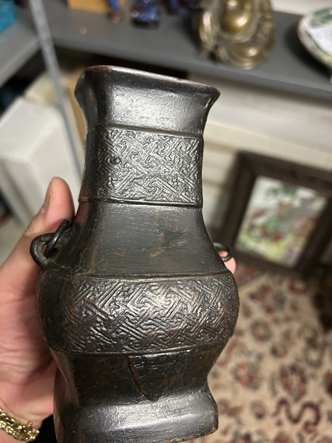 古玩銅器銅尊真品鑒賞圖