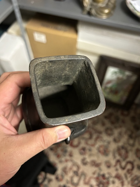 古玩銅器銅尊真品鑒賞圖