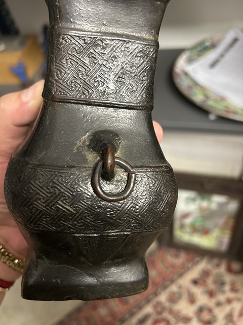 古玩銅器銅尊真品鑒賞圖