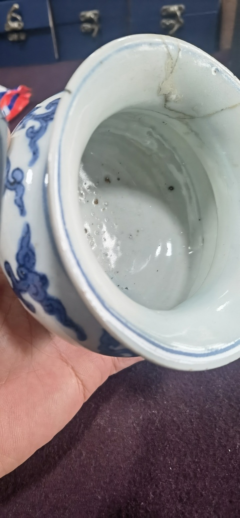 古玩陶瓷青花爐真品鑒賞圖