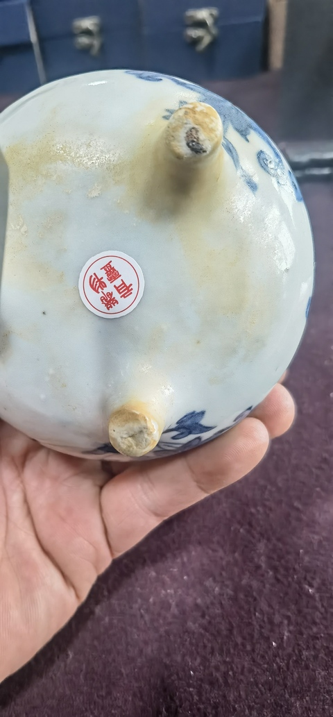 古玩陶瓷青花爐真品鑒賞圖