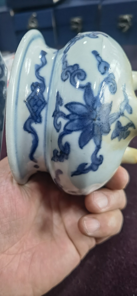 古玩陶瓷青花爐真品鑒賞圖