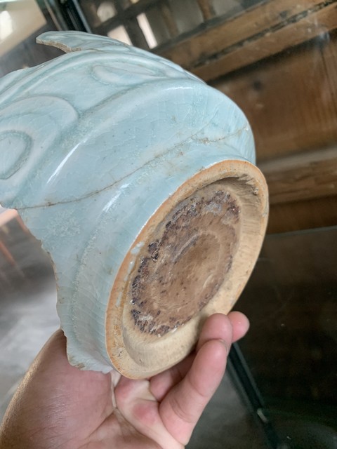 古玩陶瓷青白釉爐真品鑒賞圖