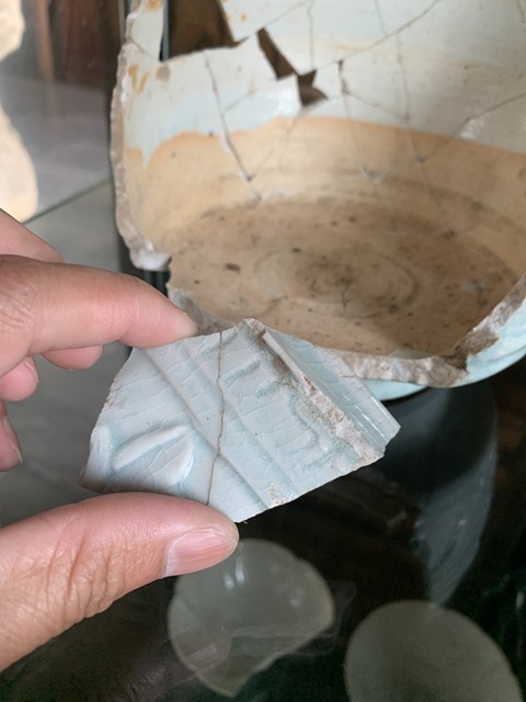 古玩陶瓷青白釉爐真品鑒賞圖