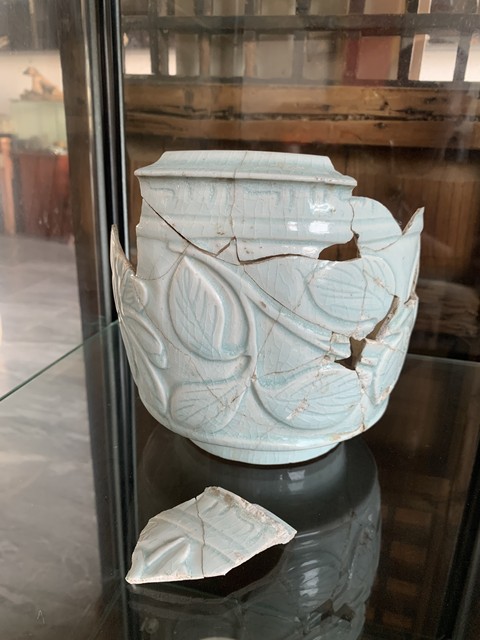 古玩陶瓷青白釉爐真品鑒賞圖