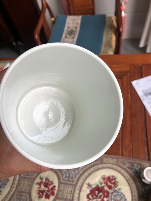古玩陶瓷青花筆筒真品鑒賞圖