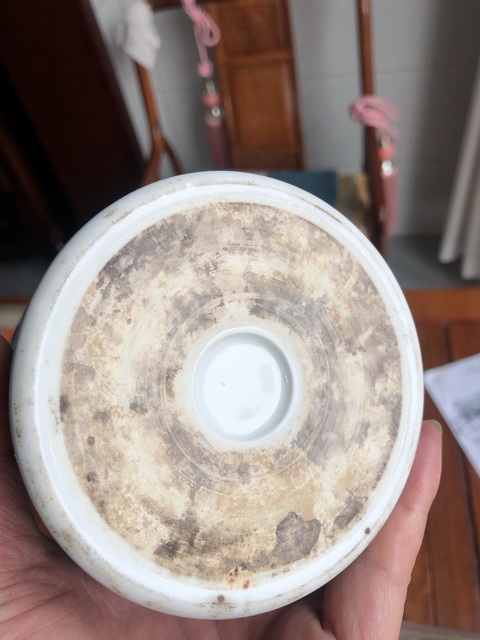 古玩陶瓷青花筆筒真品鑒賞圖