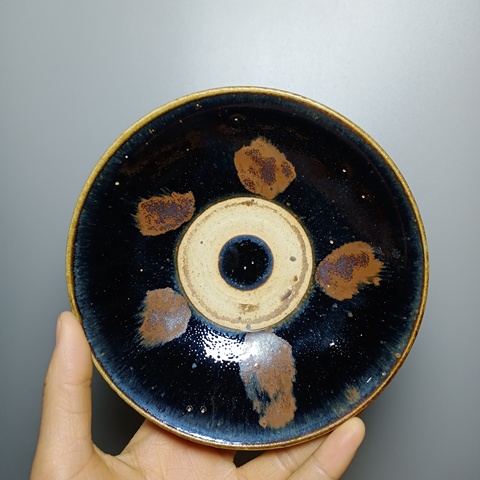 古玩陶瓷元代，鐵銹斑大碗拍賣，當前價格1800元