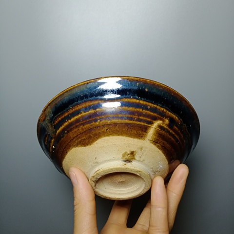 古玩陶瓷元代，鐵銹斑大碗拍賣，當前價格1800元