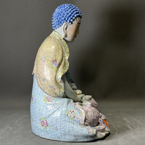 古玩陶瓷民國 佛像真品鑒賞圖