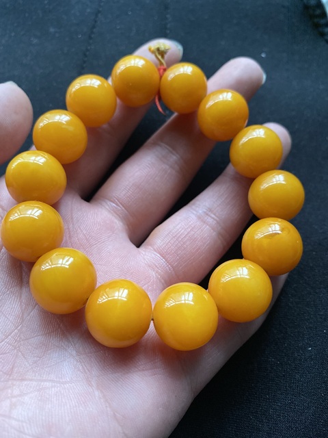 古玩玉器精品天然蜜蠟手串拍賣,當(dāng)前價(jià)格5500元