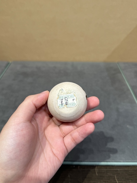 古玩陶瓷唐三彩掛藍水盂真品鑒賞圖