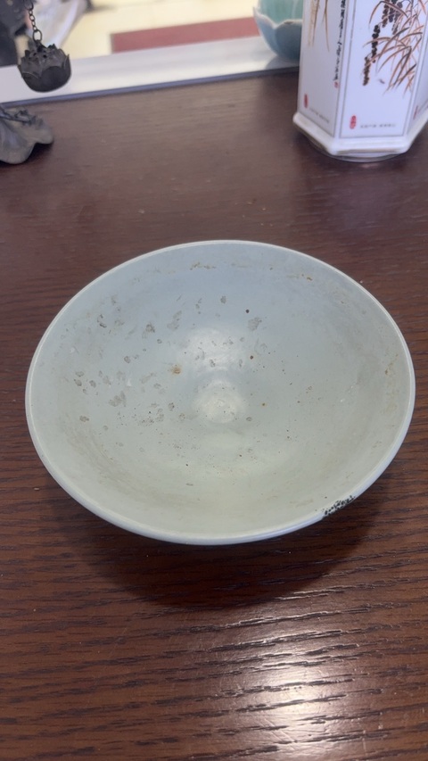 古玩陶瓷白釉碗真品鑒賞圖