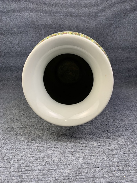古玩陶瓷粉彩麻姑獻壽大號燈籠瓶拍賣，當前價格1699元