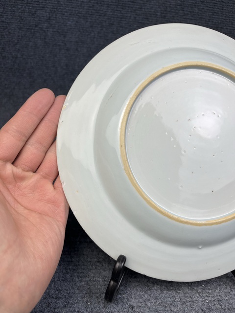 古玩陶瓷清康熙·青花開窗鳳求凰故事紋折沿盤拍賣，當(dāng)前價(jià)格999元