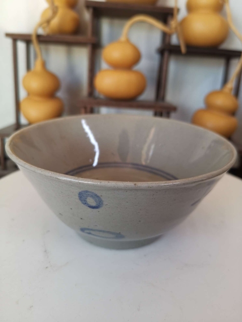 古玩陶瓷晚明青花碗真品鑒賞圖