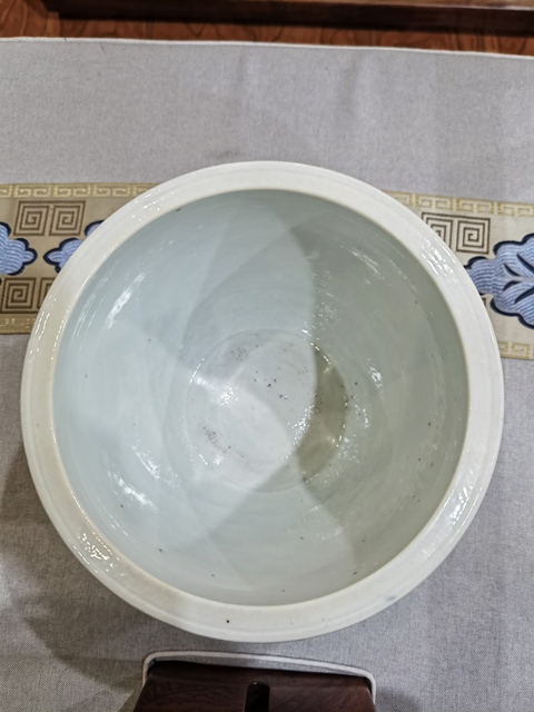 古玩陶瓷康熙青花卷缸真品鑒賞圖